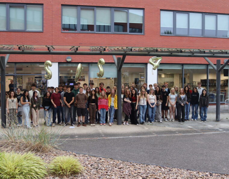 Aquinas students celebrate their A level results